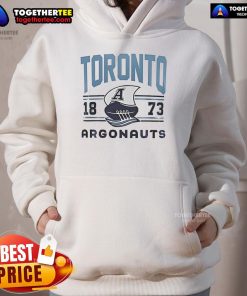 Official Toronto Argonauts 1873 Logo Hoodie featuring the team's classic emblem in vibrant colors.