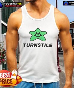Official Turnstile Seein Stars tank top featuring vibrant graphics and a stylish design for music fans.