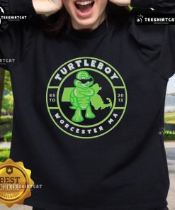 Alt Text: Official Turtleboy 2013 Worcester sweatshirt featuring ESTD 2013 logo, perfect for fans and collectors.