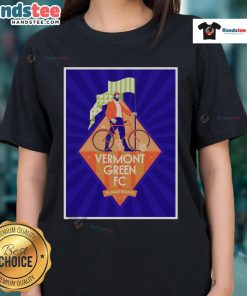 Alt Text: Official Vermont Green FC vs Black Rock FC poster for July 5, 2025, featuring ladies tee design at Virtue Field.