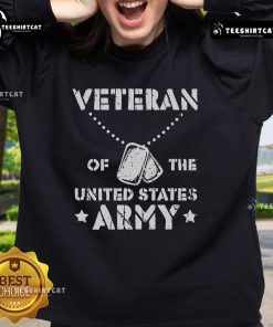 Official Veteran of the United States Army sweatshirt featuring a patriotic design and comfortable fit.