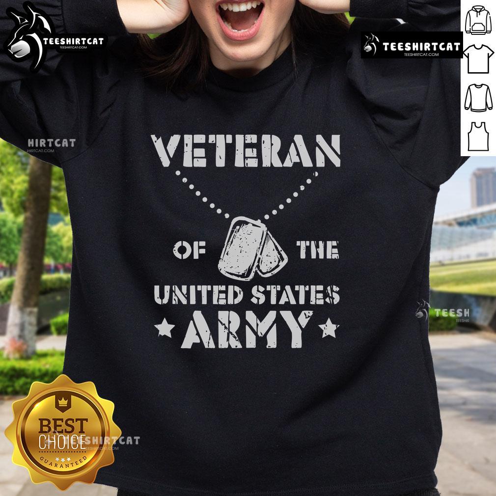 Official Veteran Of This United States Army Sweatshirt Official Veteran of the United States Army sweatshirt featuring a patriotic design and comfortable fit.