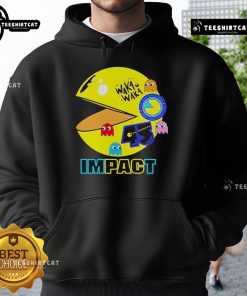 Official Waka Waka Pac-Man 45th Anniversary Hoodie featuring vibrant graphics and a stylish design for fans.