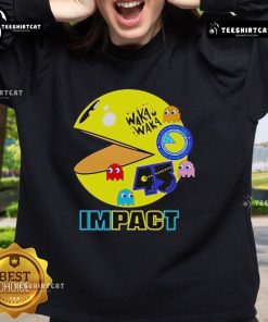 Official Waka Waka Pac-Man 45th Anniversary Sweatshirt featuring vibrant graphics and retro design for gaming fans.