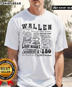 Alt Text: Official Wallen Morgan Good Girl Gone Missin T-Shirt featuring bold text and stylish design for fans.