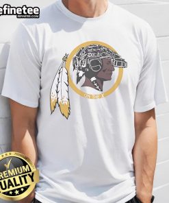 Alt Text: Official Washington Commanders Redskins On The X Mascot T-Shirt featuring bold design and team logo for fans.