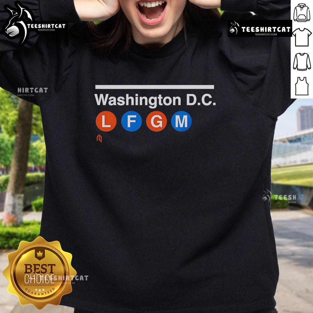 Official Washington D.C. Lfgm Sweatshirt Official Washington D.C. LFGM sweatshirt showcasing stylish design and vibrant colors for fans and supporters.