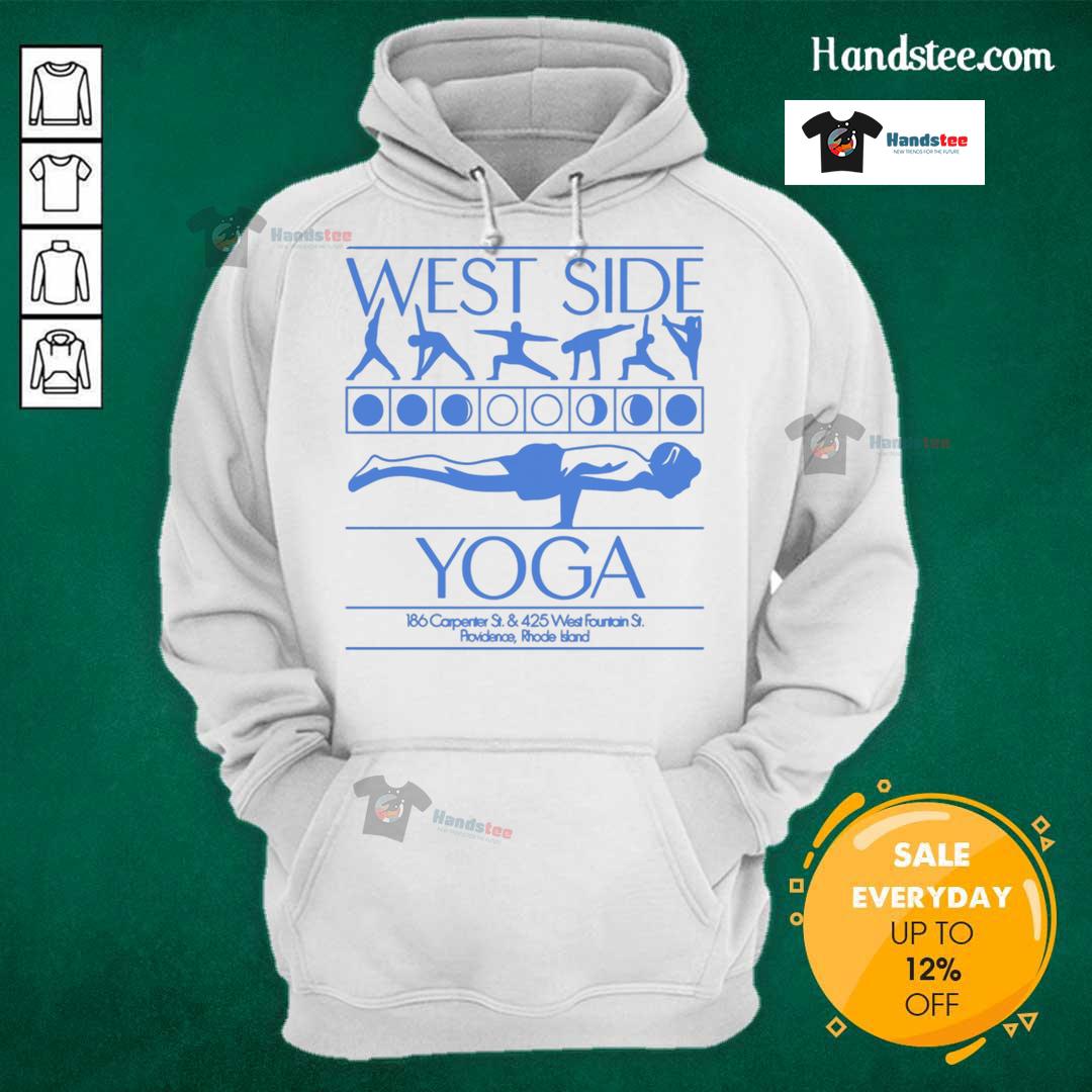 Official West Side Yoga 186 Carpenter St & 425 West Fountain St Providence Rhode Island Hoodie