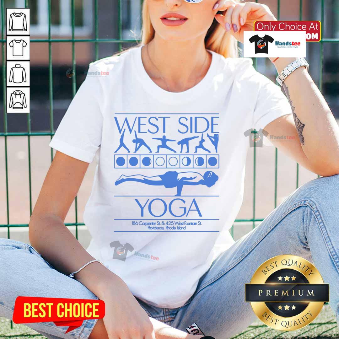 Official West Side Yoga 186 Carpenter St & 425 West Fountain St Providence Rhode Island Ladies-Tee