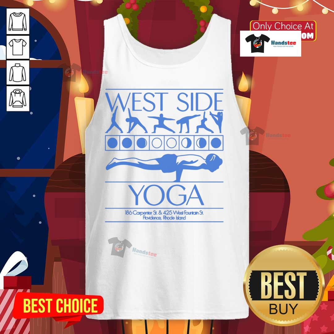 Official West Side Yoga 186 Carpenter St & 425 West Fountain St Providence Rhode Island Tank Top
