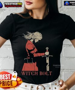 Official Witch Bolt Marigolds Fate Ladies Tee featuring vibrant marigold graphics on a stylish women's shirt.
