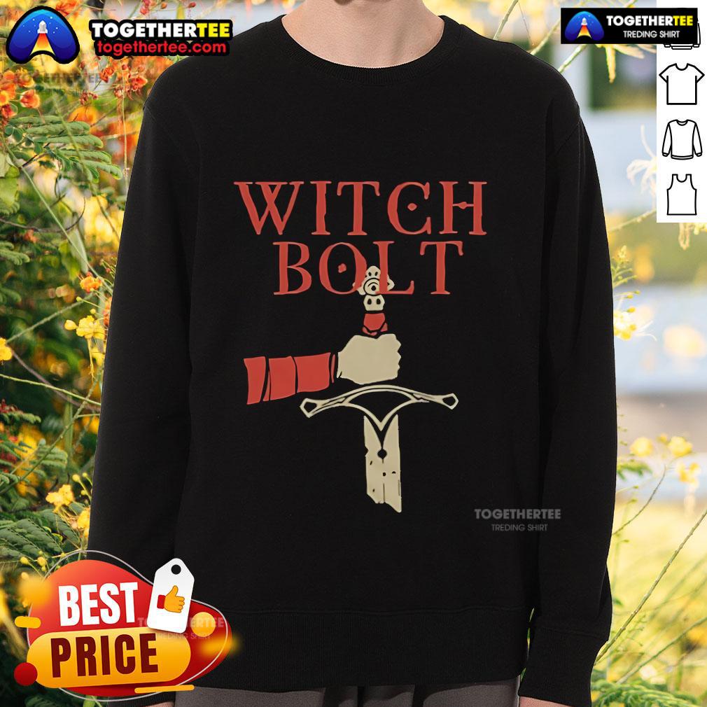 Official Witch Bolt The Valley Nodded Sweatshirt Official Witch Bolt The Valley Nodded Sweatshirt in black, featuring a unique design and comfortable fit for fans.
