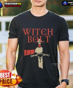 Alt Text: Official Witch Bolt The Valley Nodded T-Shirt featuring a unique graphic design for fans of the band.