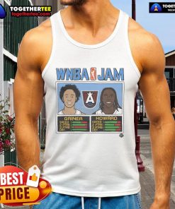 Official WNBA Jam Dream tank top featuring Griner and Howard, perfect for basketball fans and stylish summer wear.
