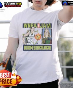 Official WNBA Jam Wings Paige Bueckers T-Shirt featuring vibrant graphics and a stylish design for basketball fans.