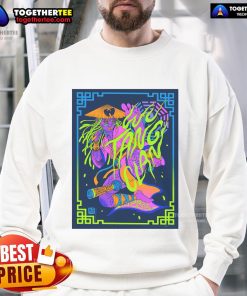 Official Wu-Tang Denver CO 4th July 2025 Tour Poster Sweatshirt featuring vibrant graphics and tour details.