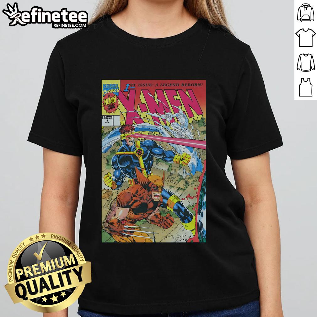 Official X Men 1991 Issue Ladies Tee Official X-Men 1991 Issue Ladies Tee featuring classic comic book art in vibrant colors for fans of X-Men merchandise.
