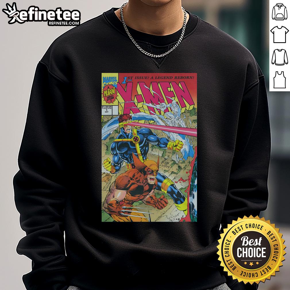 Official X Men 1991 Issue Sweatshirt Official X-Men 1991 Issue sweatshirt featuring classic comic book artwork and vibrant colors, perfect for fans and collectors.