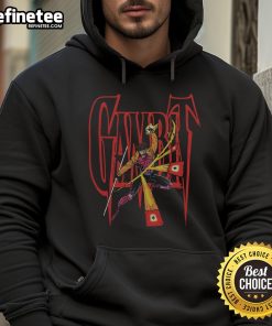 Official X-Men Gambit Hoodie featuring a stylish design with Gambit's signature colors and logo, perfect for fans.