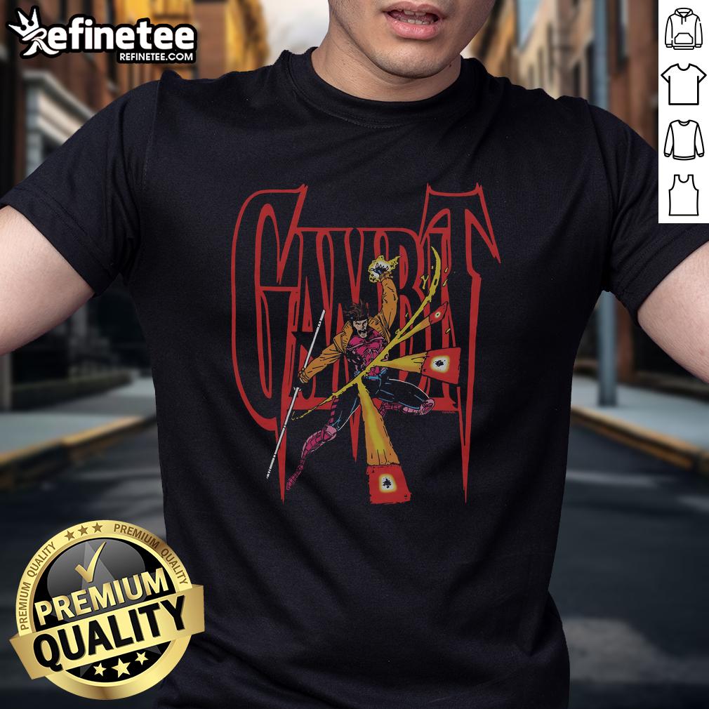 Official X Men Gambit T Shirt Official X-Men Gambit T-Shirt featuring vibrant graphic design of Gambit in action, perfect for comic book fans.