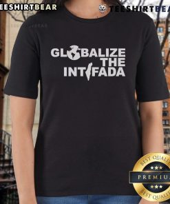 Official Zohran Mamdani Globalize The Intifada Ladies Tee featuring bold graphic design and stylish fit for activism.