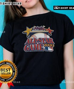 Alt Text: Original Atlanta Braves Homage All-Star Game 2000 Ladies Tee showcasing vintage team logo and stylish design.