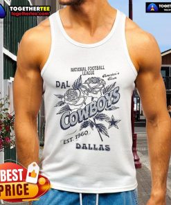Original Dallas Cowboys tank top, celebrating the National Football League since 1960, perfect for fans and collectors.