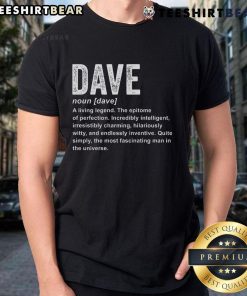 Funny Dave T-Shirt featuring the Original Dave Definition in bold text, perfect for humor lovers and casual wear.