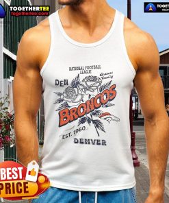 Original Denver Broncos Tank Top featuring NFL Est. 1960 design, perfect for fans of the National Football League.