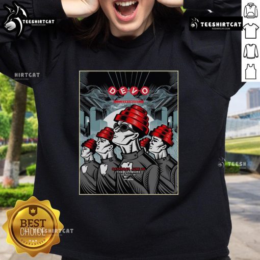 Alt Text: Original Devo sweatshirt featuring the June 28, 2025 concert poster from The Fillmore, Detroit, MI.
