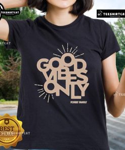 Original Electric Forest Good Vibes ladies tee featuring vibrant colors and a stylish design perfect for music festival fans.