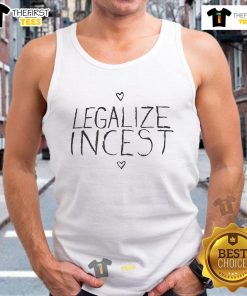 Original Ethel Cain Legalize Incest tank top featuring bold graphic design, perfect for fans of unique music merch.