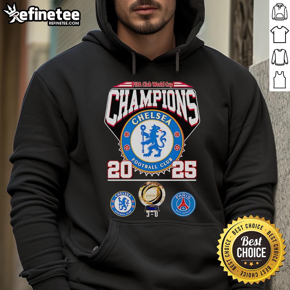 Original Fifa Club World Cup Champions 2025 Chelsea Football Club Hoodie Alt Text: 2025 Chelsea Football Club hoodie celebrating Original FIFA Club World Cup Champions title.