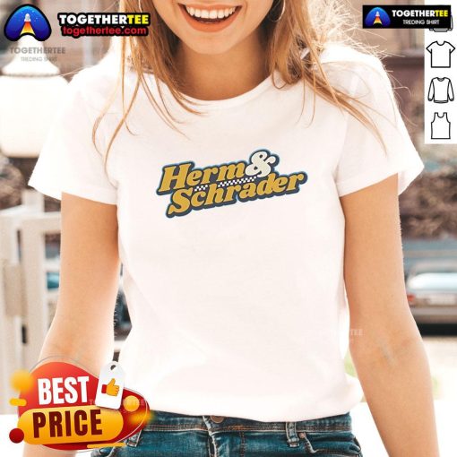 Original Herm Schrader Ladies Tee featuring a stylish design and comfortable fit for everyday wear.