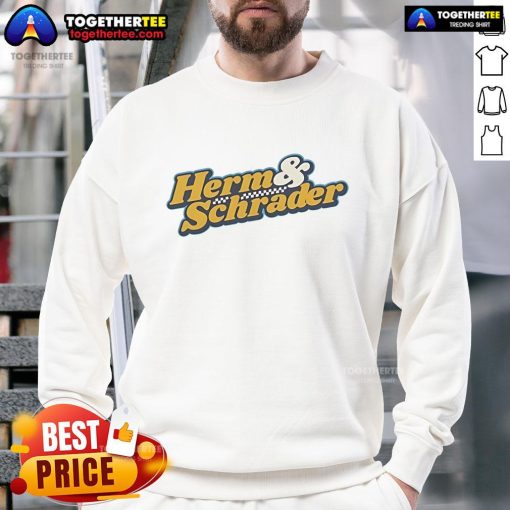 Original Herm Schrader Sweatshirt in stylish design, perfect for casual wear and fans of unique apparel.