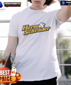 Original Herm & Schrader T-Shirt featuring a unique design, perfect for fans of classic automotive apparel.