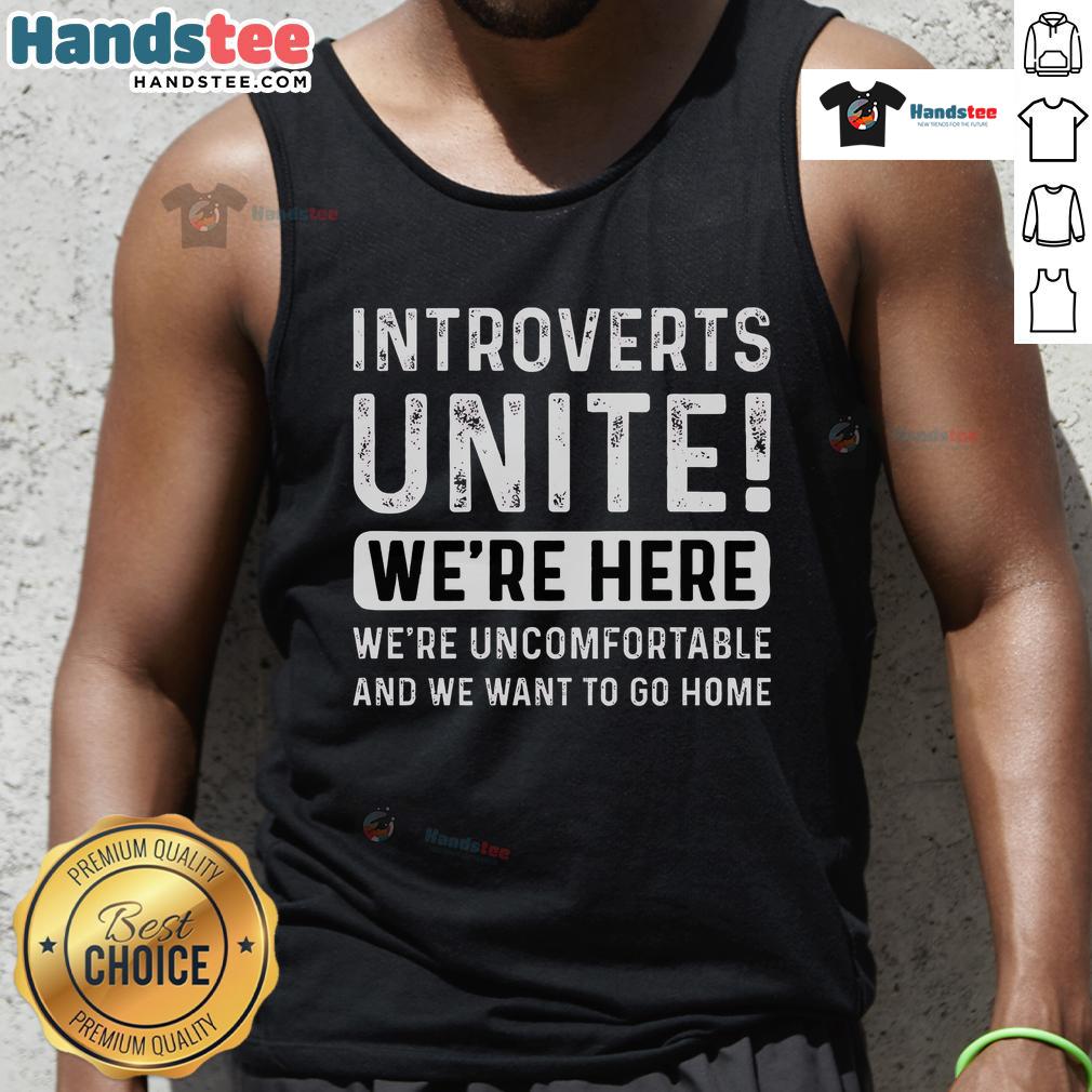 Original Introverts Unite Essential Tank Top Original Introverts Unite Essential Tank Top in soft fabric, perfect for casual wear and expressing introvert pride.