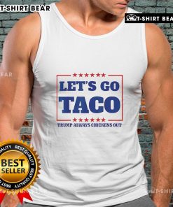 Original Let's Go Taco 2025 Tank Top featuring a colorful graphic design for taco lovers, perfect for summer wear.