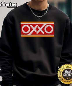 Original Mexico Oxxo gasoline station sweatshirt featuring vibrant colors and a unique design, perfect for casual wear.