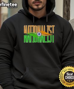 Alt Text: Original Outfitgoal Nationalist India Flag Hoodie featuring vibrant colors and a stylish design for patriotic wear.