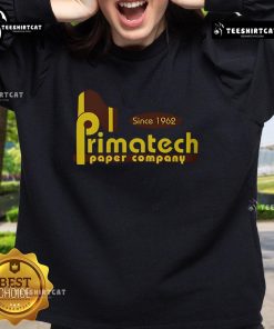 Original Primatech Paper Company sweatshirt since 1962, featuring vintage design and logo in a cozy, stylish fit.
