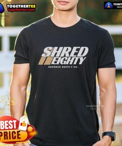 Original Shred Eighty Dirt Race Redneck T-Shirt featuring a bold graphic design perfect for motorsport enthusiasts.