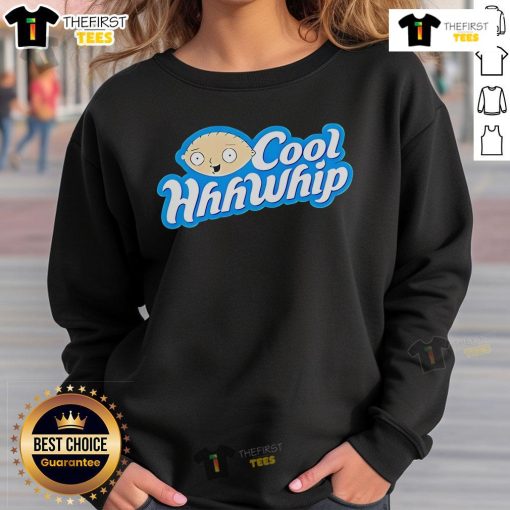 Alt Text: Original Stewie Griffin Cool Hhhwhip Sweatshirt featuring vibrant design and comfortable fit, perfect for fans.