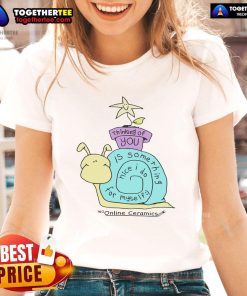 Original Thinking of You is Something Nice I Do for Myself Ladies Tee featuring a stylish design for casual wear.