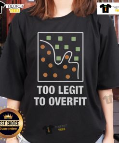 Alt Text: Original Too Legit To Overfit Ladies Tee featuring a stylish design perfect for casual wear and comfortable fit.