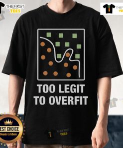 Alt Text: Original Too Legit To Overfit T-Shirt featuring bold graphics and a comfortable fit, perfect for fitness enthusiasts.