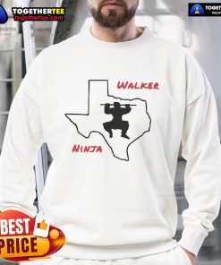 Alt Text: Original Walker Texas Ninja sweatshirt featuring bold graphics and unique design for Texas fans and ninja enthusiasts.
