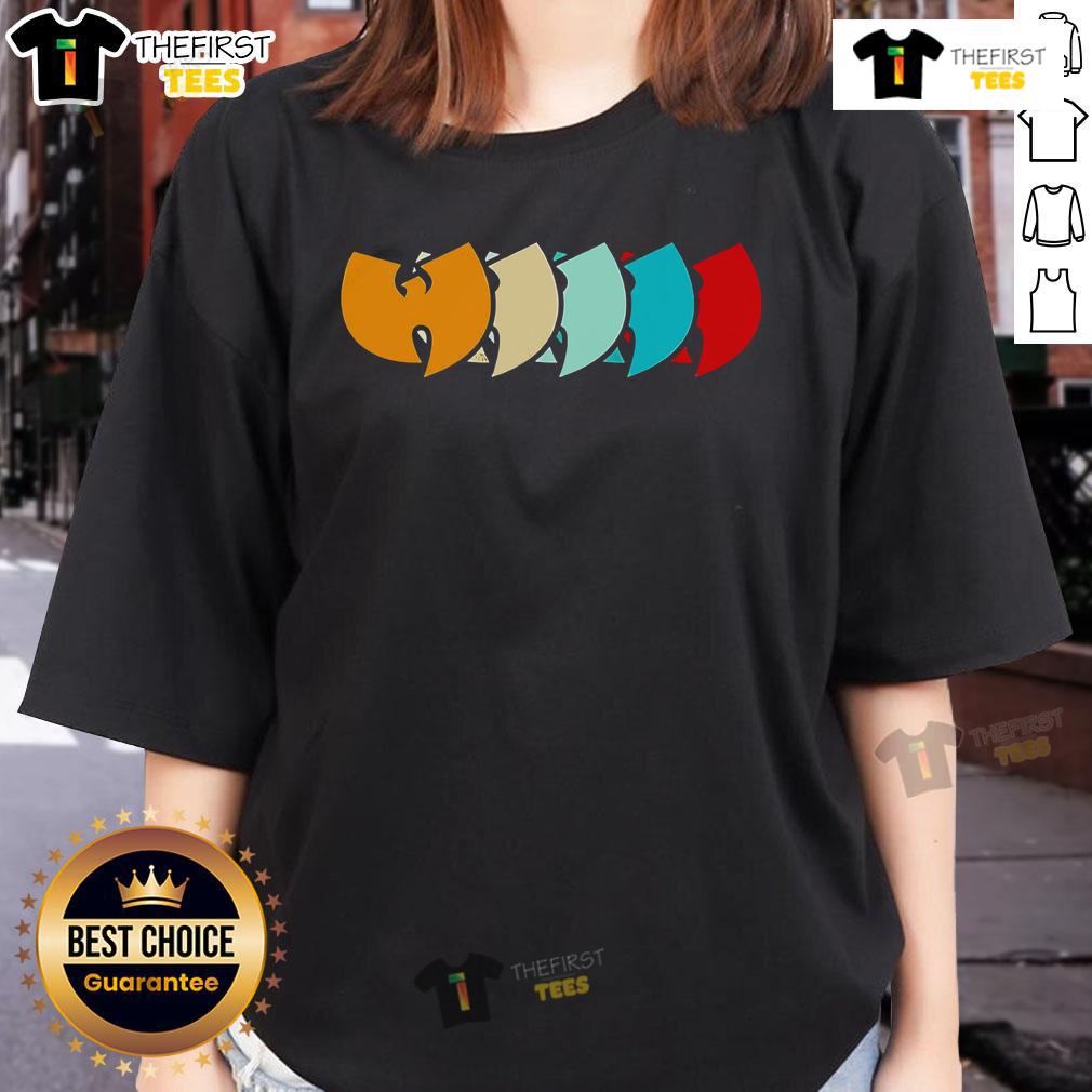 Original Wutang Vintage Ladies Tee Vintage ladies tee featuring the original Wu-Tang logo in bold colors, perfect for fans of hip-hop fashion.