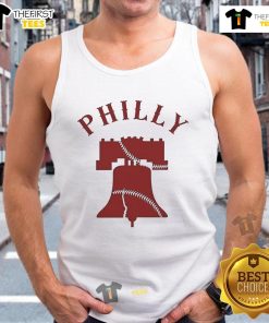 Philly Cracked Liberty Bell Tank Top featuring a vintage design inspired by the iconic Philadelphia landmark.