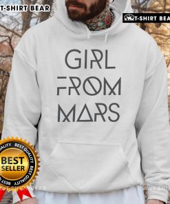 Premium Ash Girl From Mars Hoodie featuring a stylish design, perfect for casual wear and space-themed fashion enthusiasts.